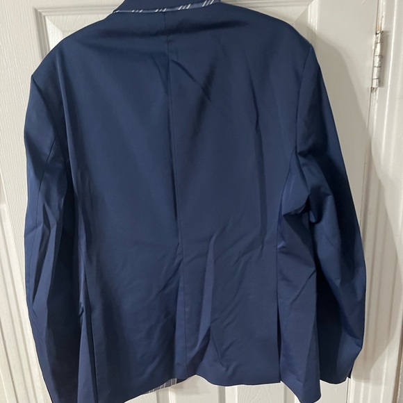 Zara man Men’s Blue Work jacket rn 77302 Front Button Up Width 44”, sleeve - Picture 8 of 14